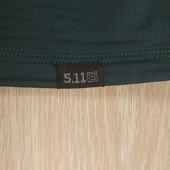 5.11 Tactical Stratos 1/4 Zip Pullover 2XL Green Lightweight Performance Tech - Picture 2 of 9